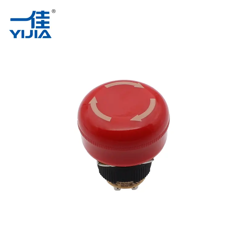 plastic emergency stop button